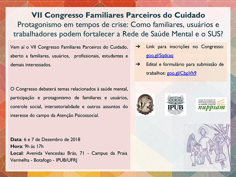 VII Congresso Familiares Parceiros do Cuidado