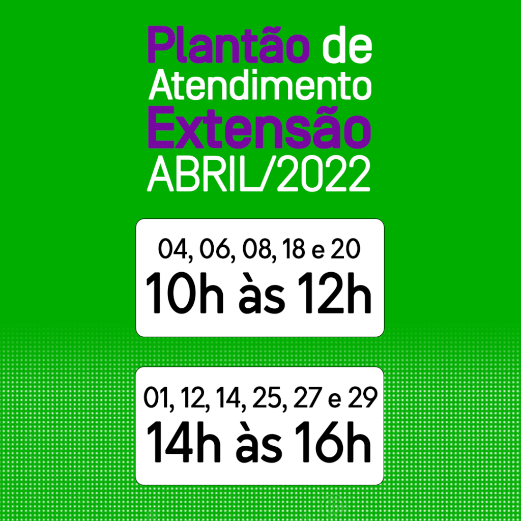 Plantão extensão abril 02