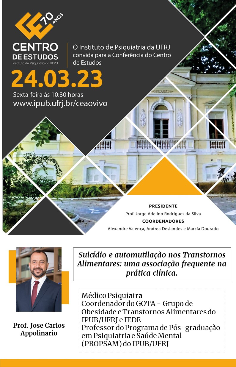 Suicídio e automotilação nos Transtornos Alimentares: uma associação frequente na prática clínica.