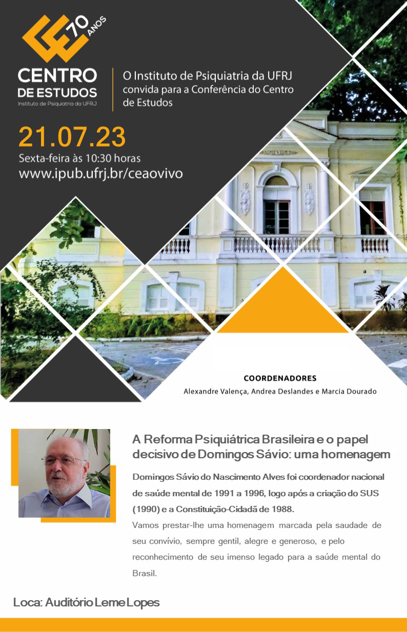 A Reforma Psiquiátrica Brasileira e o papel decisivo de Domingos Sávio: uma homenagem