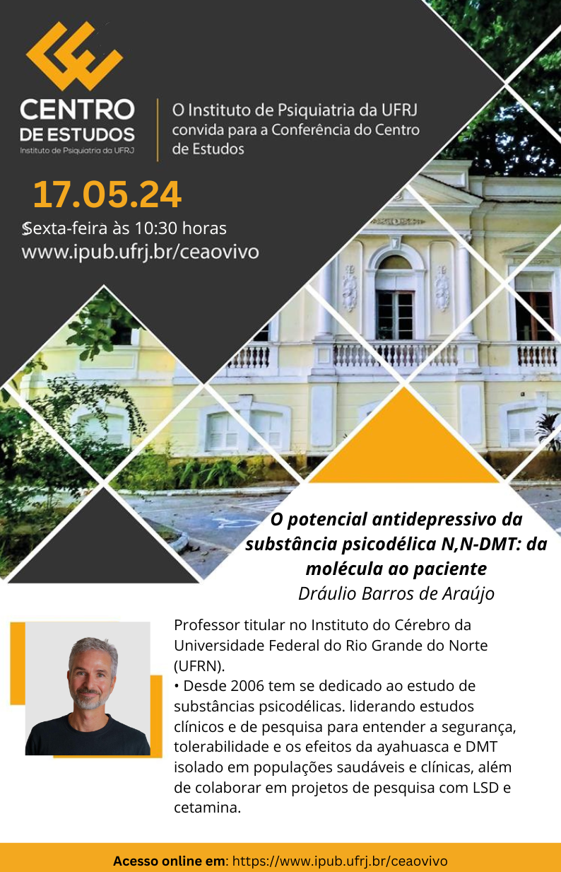 O pontecial antidepressivo da substância psicodélica N, N-DMT: da molécula ao paciente.