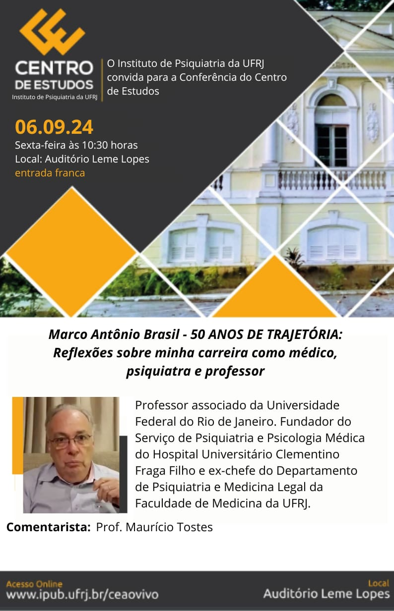 Homenagem aos 50 anos de trajetória do Prof. Marco Antonio Brasil.